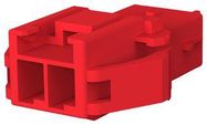 RCPT HOUSING, 2POS, PA 66, RED