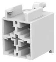CONNECTOR, HEADER, 4POS, 2ROW, 6.5MM