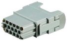 HEAVY DUTY INSERT, RCPT, 17POS, 14AWG