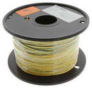 HOOK-UP WIRE, 22AWG, YEL/GRN, 305M, 300V