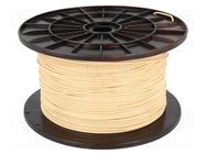 Filament: PLA; Ø: 1.75mm; beige; 200÷235°C; 1kg DEVIL DESIGN