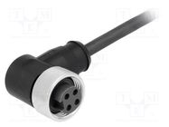 Connector: 7/8"; plug; 10m; female; PIN: 4; angled 90°; with lead HARTING