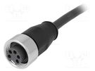 Plug; 7/8"; 7.5m; female; PIN: 5; straight; with lead HARTING