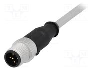 Plug; M12; PIN: 5; male; A code-DeviceNet / CANopen; 1m; straight HARTING
