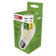 LED Bulb Filament A60 A CLASS/ E27 / 5 W (75 W) / 1 060 lm / neutral white, EMOS