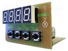 Digital thermometer; 12VDC; Display: 4-digit Nord Elektronik Plus