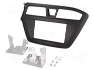 Radio frame; Hyundai; 2 DIN; black PER.PIC.