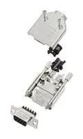 D SUB CONNECTOR, RCPT, 9POS, SCREW