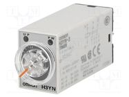 Timer; 0,1s÷10min; DPDT; 250VAC/5A; 24VDC; socket; -10÷50°C; PIN: 8 OMRON