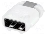 Adapter; OTG,USB 2.0; USB A socket,USB B micro plug LOGILINK