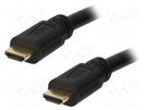 Cable; HDMI 1.4; HDMI plug,both sides; PVC; Len: 10m; black LOGILINK