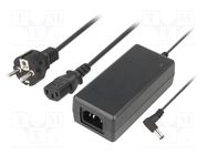 Power supply: switching; 24VDC; 2.7A; Out: 5,5/2,1; 65W; 220÷240VAC ESPE