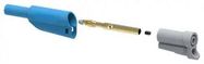 CONN, BANANA, PLUG, 36A, SCREW, BLU