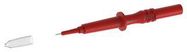 TEST PROBE CONN, NEEDLE, 1A, 600V, RED