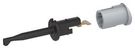 TEST PROBE CONN, HOOK, 6A, 70V, BLACK