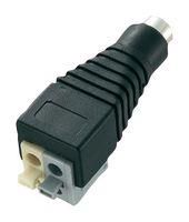 ADAPTER, 2.5MM DC JACK-2POS TERMINAL