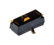 DIP SWITCH, SPDT, 0.025A, 24VDC, SMD