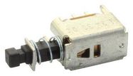 PB SWITCH, DPDT, 0.2A, 30VDC, THT