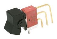 ROCKER SWITCH, DPDT, 7.5A, 125V, BLACK