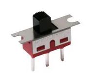 SLIDE SWITCH, SPDT, 0.4VA, 20V, THT