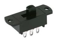 SLIDE SWITCH, DPST, 4A, 125V, PANEL