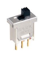 SLIDE SWITCH, SPST, 0.4VA, 20V, THT