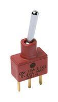 TOGGLE SWITCH, SPDT, 0.4VA, 20V, THT