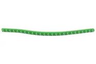 CABLE MARKER, PRE PRINTED, PVC, GREEN