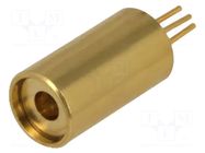 Module: laser; 3mW; red; dot; 630÷640nm; 2.5÷3.3VDC; 30÷50mA Laser Components