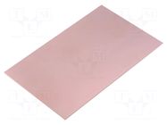 Laminate; FR4,fiberglass,epoxy resin; 1mm; L: 160mm; W: 100mm SOLDER PEAK