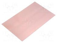 Laminate; FR4,epoxy resin; 1mm; L: 160mm; W: 100mm; Coating: copper SOLDER PEAK