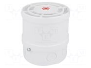Signaller: sound; siren; 9÷28VDC; 115dB; 140; IP65; white; ABS; 120mA WERMA