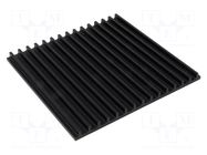 Heatsink: extruded; grilled; black; L: 150mm; W: 159mm; H: 10mm FISCHER ELEKTRONIK