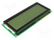 Display: LCD; alphanumeric; FSTN Positive; 20x4; 146x62.5x14mm DISPLAY ELEKTRONIK