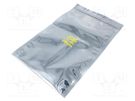 Protection bag; ESD; L: 254mm; W: 152mm; Thk: 76um EUROSTAT GROUP