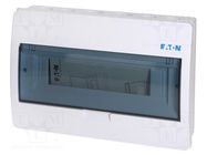 Enclosure: for modular components; IP40; white; No.of mod: 12 EATON ELECTRIC