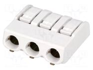 Connector: plug-in; LED Light; 2061; 12A; 630V; SMT; tinned; ways: 3 WAGO