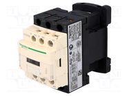 Contactor: 3-pole; NO x3; Auxiliary contacts: NO + NC; 220VAC; 9A SCHNEIDER ELECTRIC