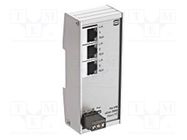 Switch Ethernet; unmanaged; Number of ports: 3; 9÷60VDC; RJ45 HARTING