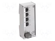 Switch Ethernet; unmanaged; Number of ports: 4; 9÷60VDC; IP30 HARTING