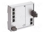 Switch Ethernet; unmanaged; Number of ports: 6; 9÷60VDC; IP30 HARTING
