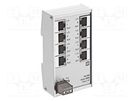 Switch Ethernet; unmanaged; Number of ports: 8; 9÷60VDC; RJ45 HARTING