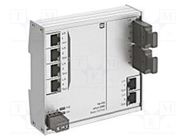 Switch PoE Ethernet; unmanaged; Number of ports: 6; 9÷60VDC; IP30 