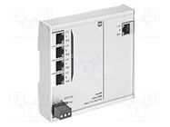 Switch PoE Ethernet; unmanaged; Number of ports: 5; 9÷60VDC; RJ45 HARTING