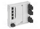 Switch PoE Ethernet; unmanaged; Number of ports: 4; 9÷60VDC; IP30 HARTING