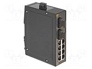 Switch Ethernet; unmanaged; Number of ports: 8; 9÷60VDC; RJ45,SC 