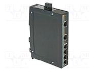Switch Ethernet; unmanaged; Number of ports: 6; 9÷60VDC; RJ45 HARTING