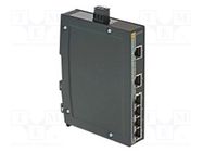 Switch PoE Ethernet; unmanaged; Number of ports: 6; 9÷60VDC; RJ45 HARTING