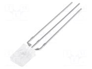 LED; red/green; rectangular; 5x2mm; bicolour; 70÷90mcd; 20÷30mcd LUCKYLIGHT