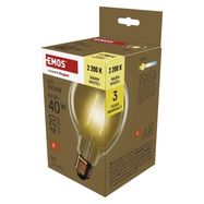 LED Bulb Vintage G95 / E27 / 4.5 W (40 W) / 420 lm / Warm white, EMOS